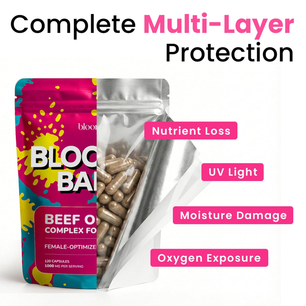 Beef Organ Supplement for Women – Grass Fed Liver, Uterus, Ovary, Heart, Kidney – 30+ Nutrients to Support Hormone Balance, Cycle Health, Energy, Immunity - FENGGESTORE20
