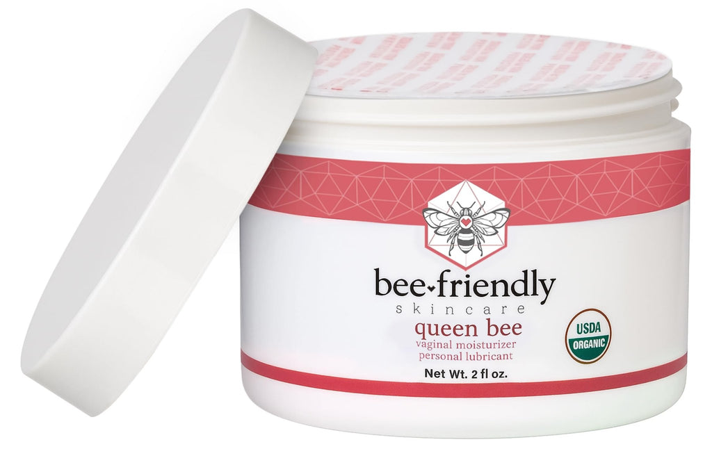 BeeFriendly Organic Vaginal Moisturizer, USDA Certified, Natural Vulva Cream For Dryness, Itching, Irritation, Redness, Chafing Of Vagina Due To Menopause & Thinning 2 oz - FENGGESTORE20