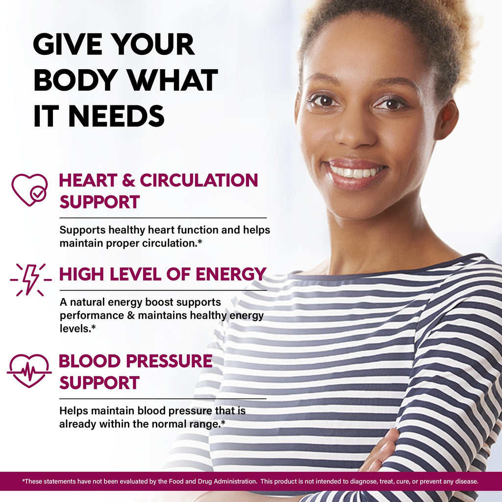 Beet Root 5-in-1 Complex Capsules - Healthy Blood Pressure Support Supplement** for Heart & Circulation Support - with Hawthorn Berry, Hibiscus & Garlic - FENGGESTORE20