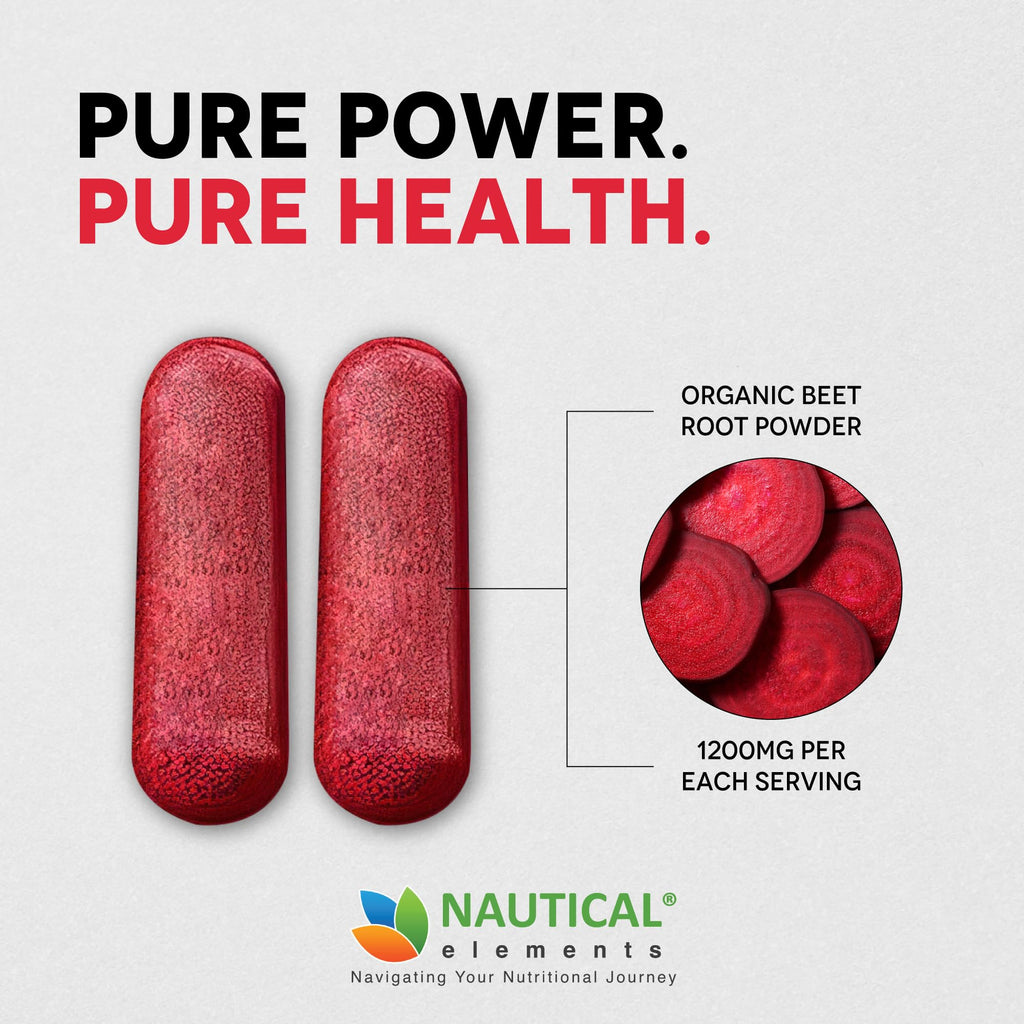 Beet Root Capsules - 1200mg Per Serving - 200 Beet Root Powder Capsules - Beetroot Powder Supports Blood Pressure, Athletic Performance, Digestive - FENGGESTORE20