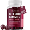 Beet Root Gummies with COQ10 & Pomegranate - Nitric Oxide Supplement for Men and Women - Beetroot for Endurance, Performance, Recovery - Vegan, Non-GMO, Gluten Free - FENGGESTORE20