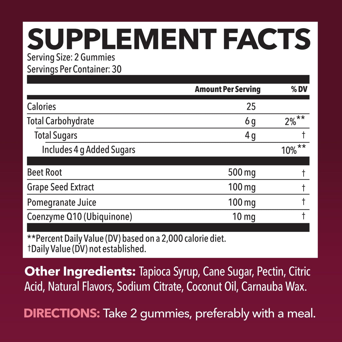 Beet Root Gummies with COQ10 & Pomegranate - Nitric Oxide Supplement for Men and Women - Beetroot for Endurance, Performance, Recovery - Vegan, Non-GMO, Gluten Free - FENGGESTORE20
