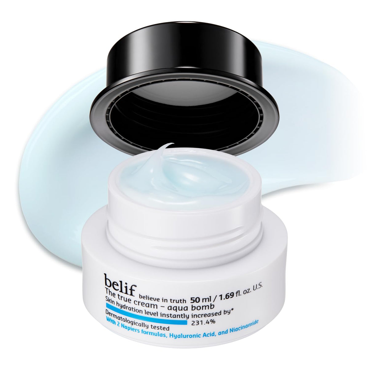 belif Aqua Bomb – Daily Niacinamide Hydrating Moisturizer, Lightweight Plumping Facial Cream with Hyaluronic Acid & Squalane, Cooling Effect - FENGGESTORE20