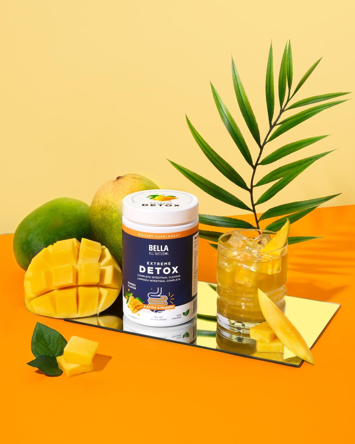 Bella All Natural Extreme Detox Powder Mango - FENGGESTORE20