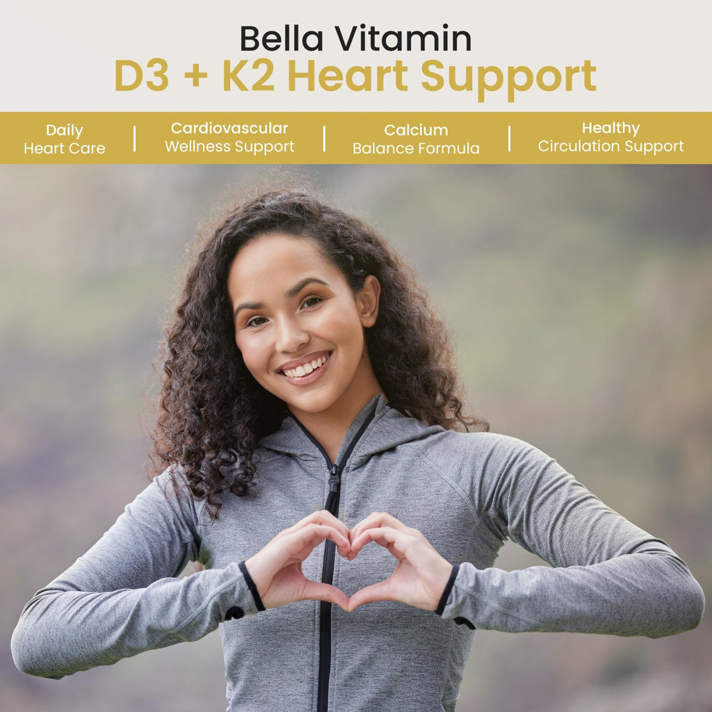 Bella All Natural Vitamin D3 K2 Liquid Drops 5000 IU (Unflavored) - Omega 3 with MCT Oil - FENGGESTORE20