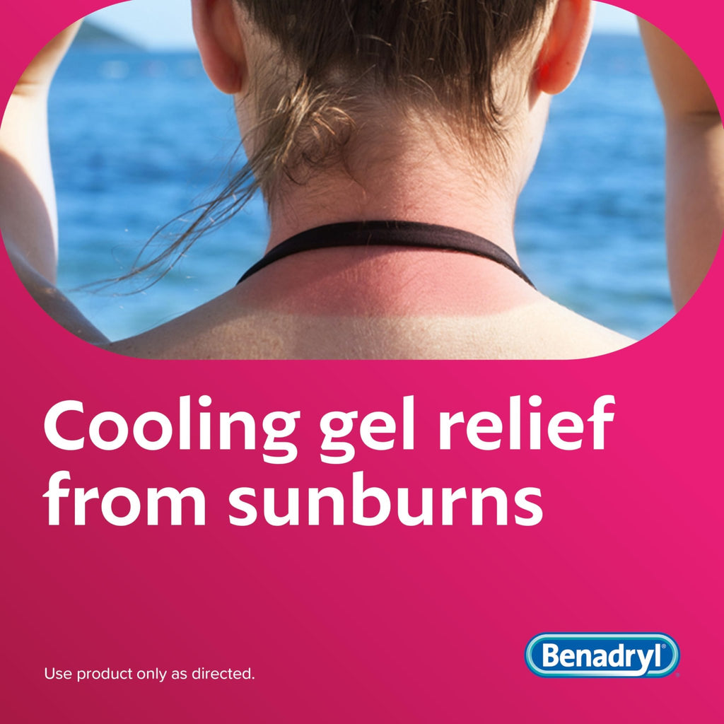 Benadryl Extra Strength Anti Itch Relief Gel, 2% Diphenhydramine HCl, Relief from Insect Bites, Sunburn & More, Great for Camping Essentials, 3.5 fl oz - FENGGESTORE20