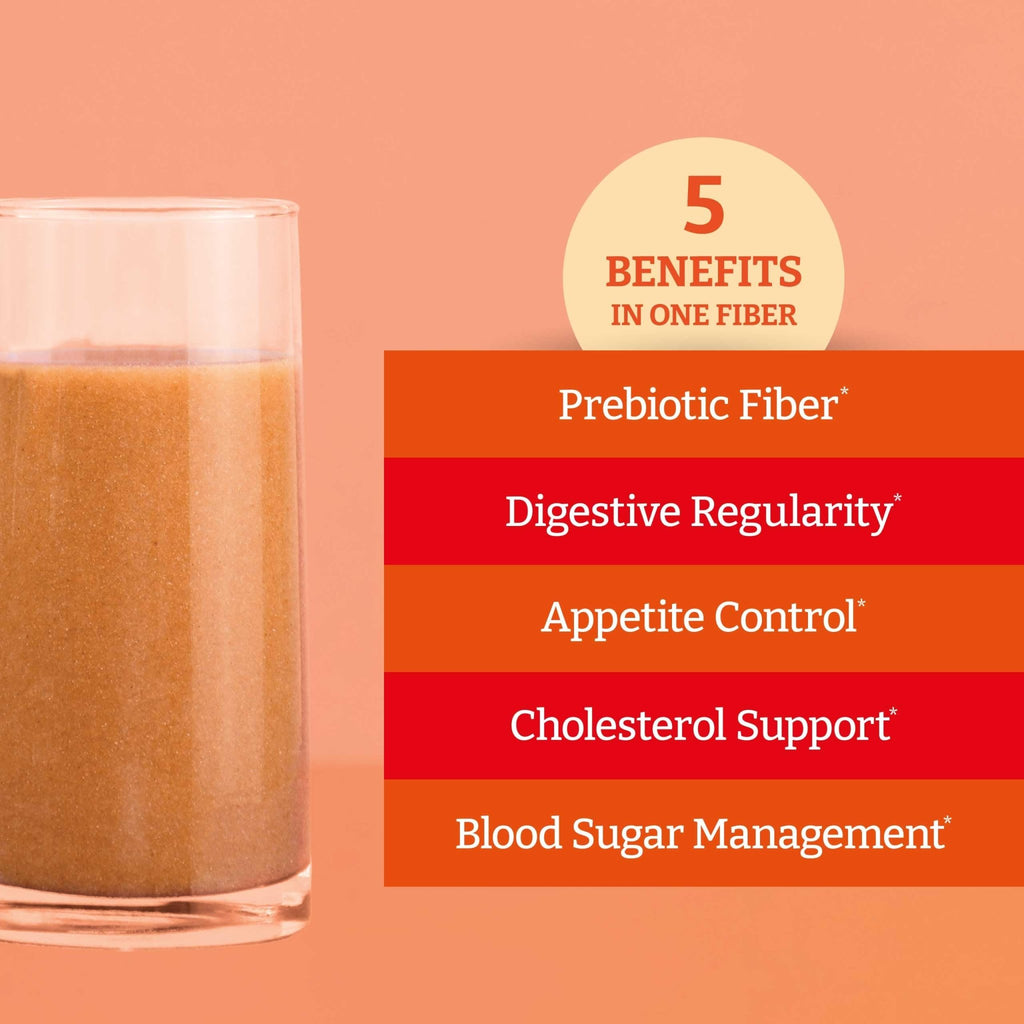 BENEXIA Chiamucil Prebiotic Fiber Supplement Powder – Chia Fiber & Chicory Root (Inulin) for Digestive Health & Appetite Control – Gluten & Sugar Free - FENGGESTORE20