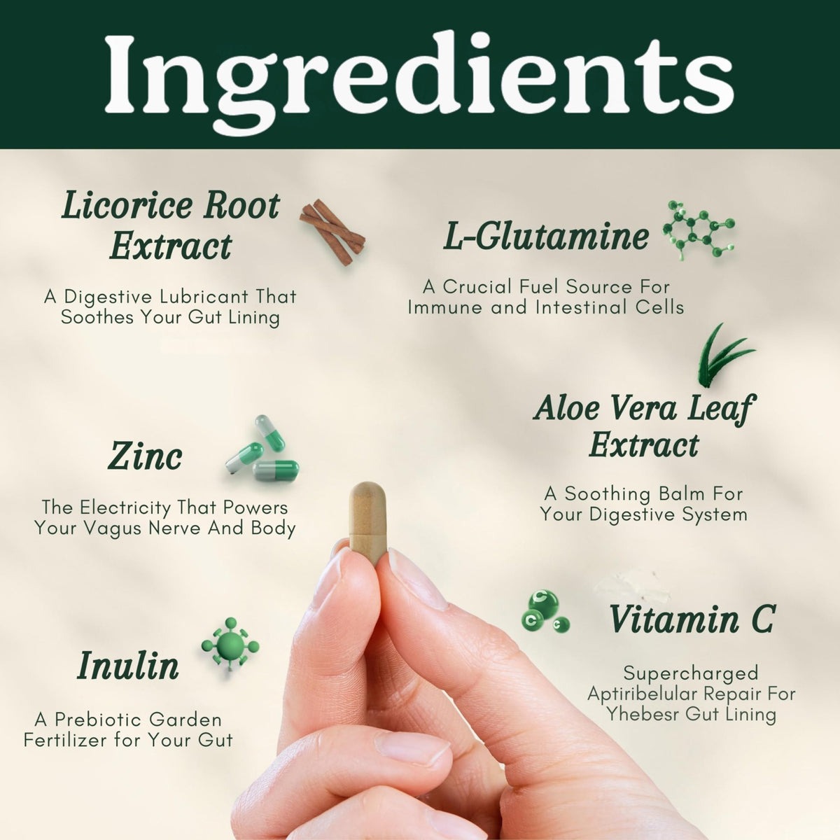 Best Days Formula | Advanced 5-in-1 Gut Support for Bloating, Gas & Irregularity | Soil-Based Probiotics + Prebiotics, L-Glutamine, Aloe Vera & More | 60 Capsules - FENGGESTORE20