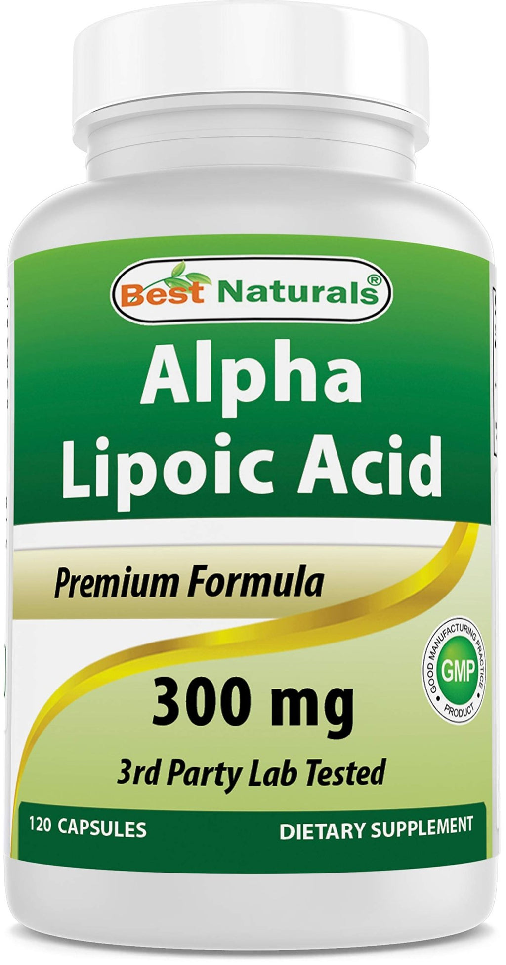 Best Naturals Alpha Lipoic Acid 300 mg 120 Capsules - FENGGESTORE20