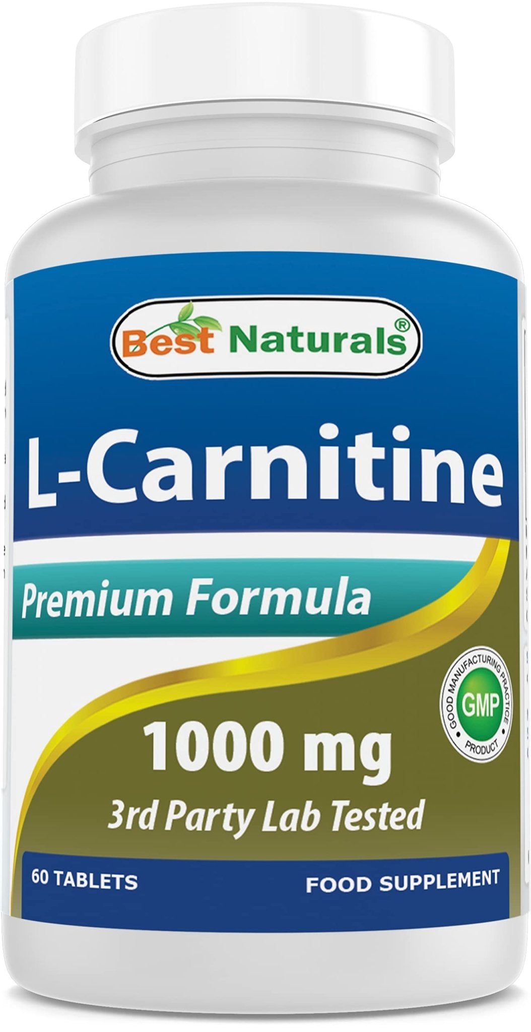 Best Naturals L-Carnitine 1000mg 60 Tablets (60 Count (Pack of 1)) - FENGGESTORE20