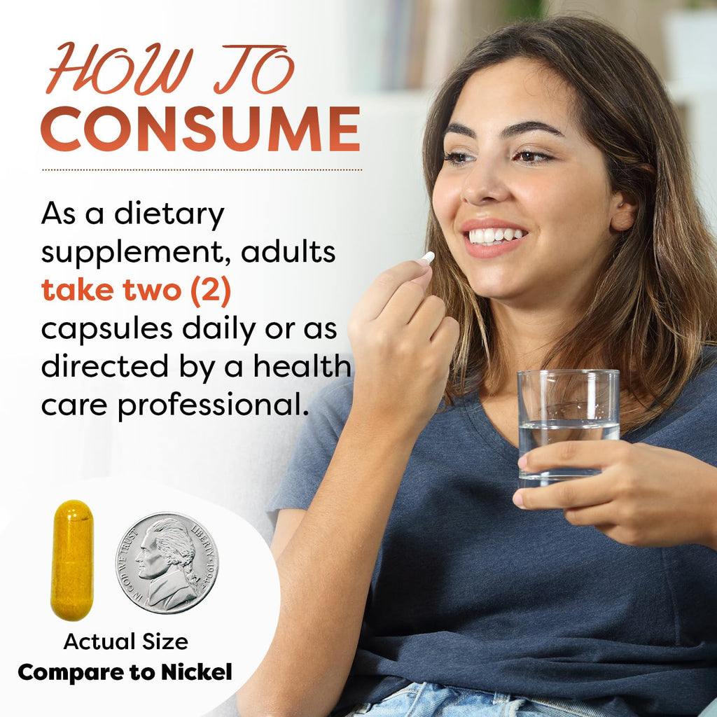 Best Naturals Turmeric Curcumin 1500mg/Serving with Bioperine - 180 Veggie Capsules - FENGGESTORE20
