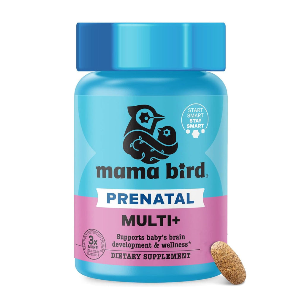 Best Nest Wellness - Mama Bird - Prenatal Multi+ (30 Servings) - Prenatal Vitamins for Women - Supports Baby Brain Health - FENGGESTORE20