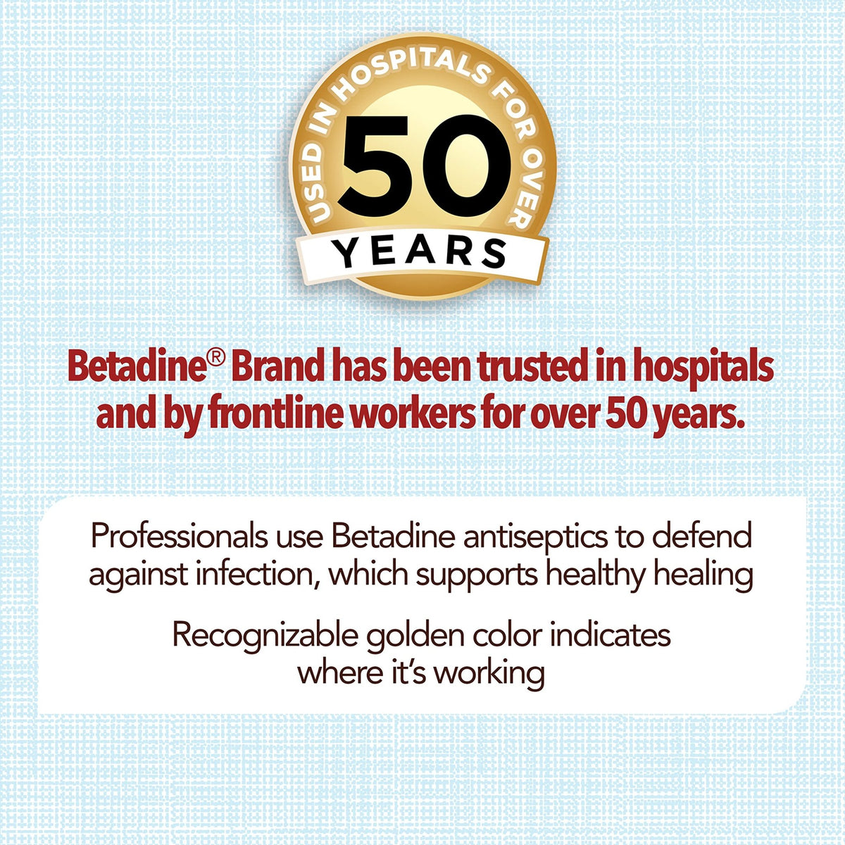 Betadine Antiseptic First Aid Solution, Povidone-Iodine 10%, Infection Protection, Kills Germs in Minor Cuts Scrapes and Burns, No Sting Promise, No Alcohol or Hydrogen Peroxide, 8 FL OZ - FENGGESTORE20