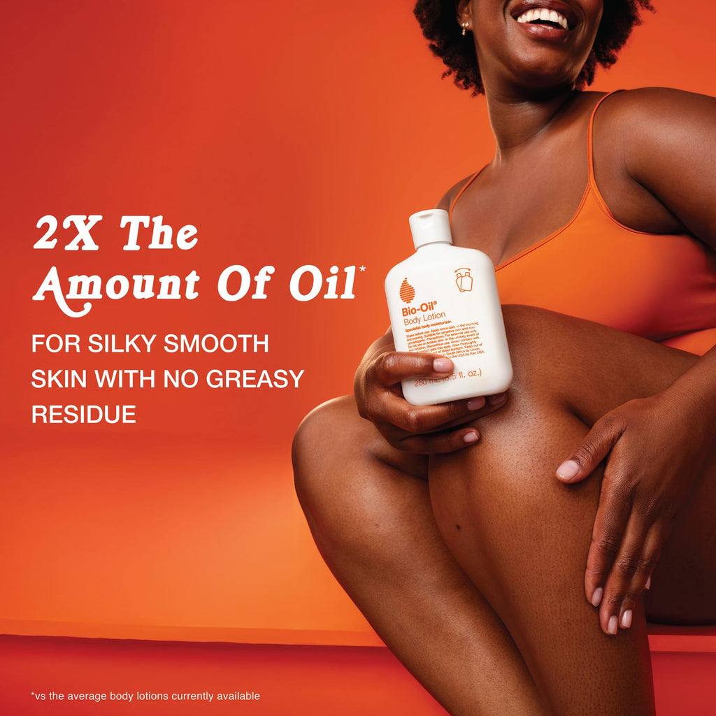 Bio-Oil Moisturizing Body Lotion for Dry Skin, Ultra-Lightweight High-Oil Hydration, with Jojoba Oil, Rosehip Oil - FENGGESTORE20