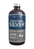 Bioactive Colloidal Silver - 8 oz, Glass Bottle, Vegan, Safe Doses with Highest Effectiveness - Nano Ions, 30 PPM - Immune Support (48 Servings) - FENGGESTORE20
