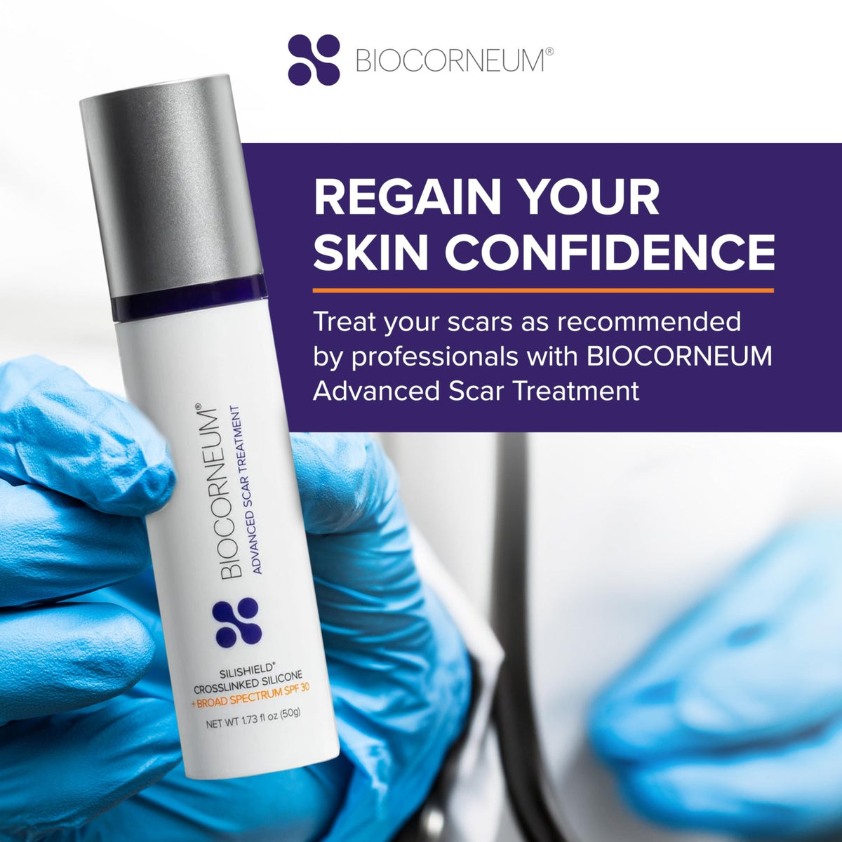 Biocorneum Advanced Scar Treatment with Silishield® & SPF 30 10g – Medical Grade Silicone Gel to Support Healing of Surgical Scars and Marks - FENGGESTORE20