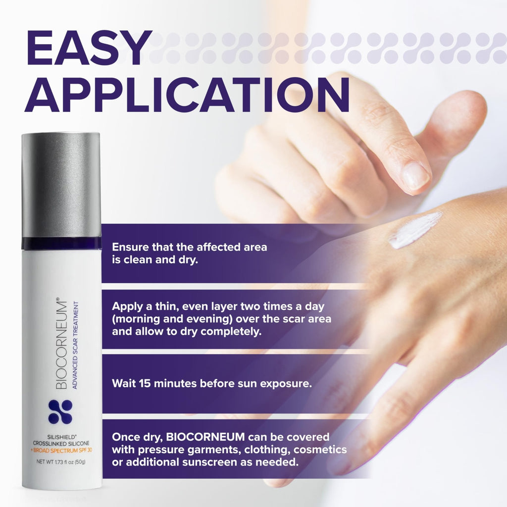 Biocorneum Advanced Scar Treatment with Silishield® & SPF 30 10g – Medical Grade Silicone Gel to Support Healing of Surgical Scars and Marks - FENGGESTORE20