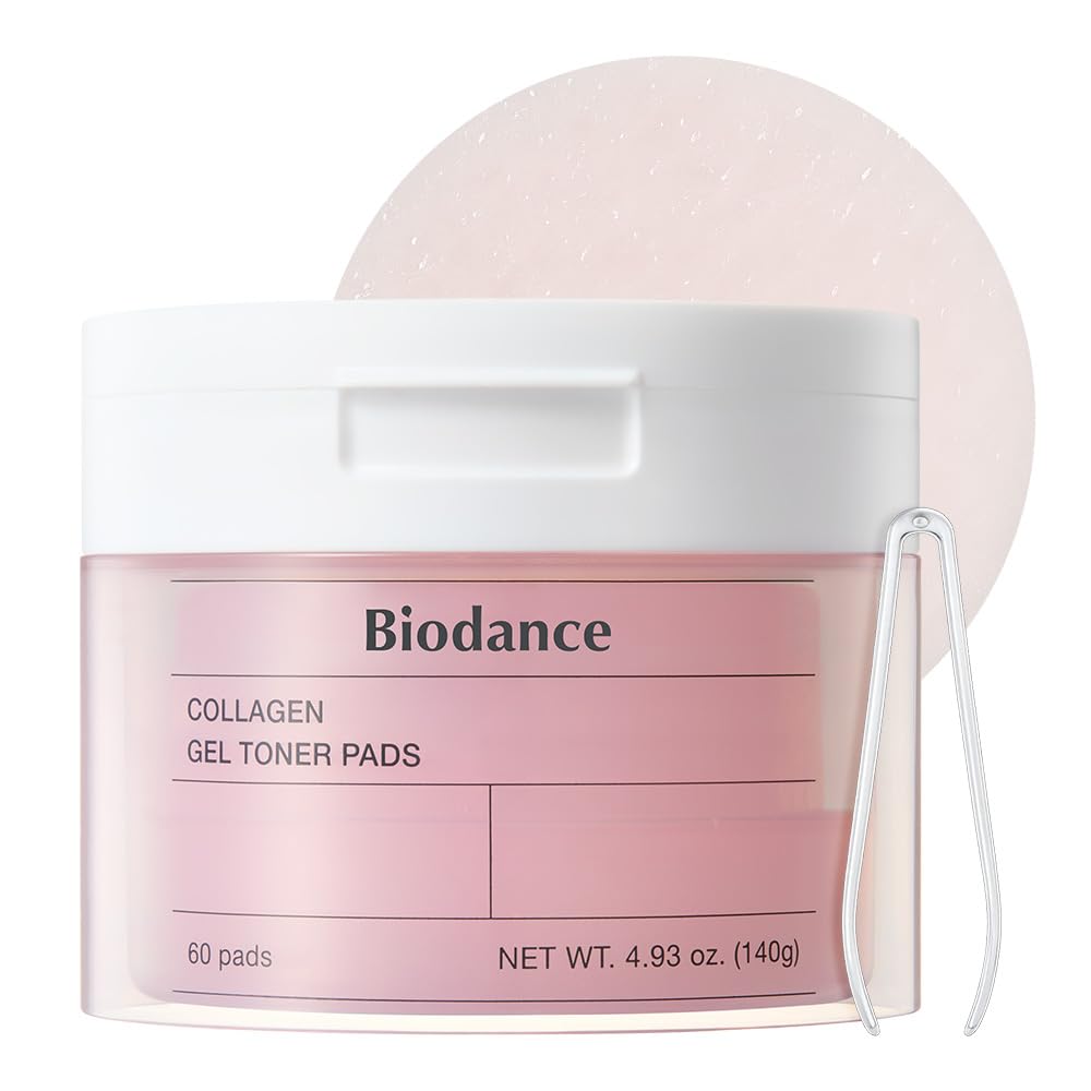 Biodance Collagen Gel Toner Pads, Pore Minimizer for Face, Improving Elasticity, Plumping Toner Pads for Sensitive Skin - FENGGESTORE20