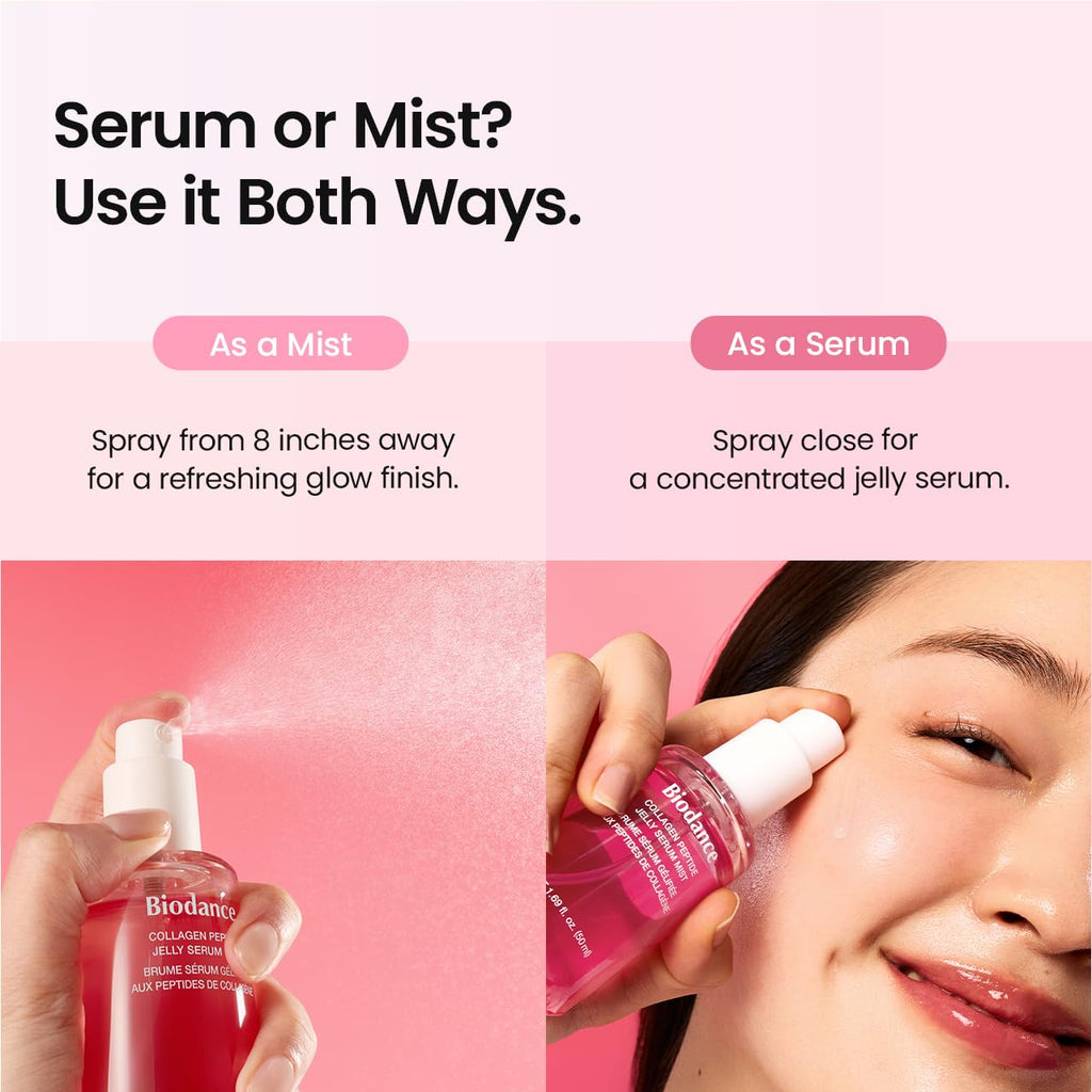 BIODANCE Collagen Peptides Jelly Serum Mist, Hydrating Face Mist, Plumping, Anti-Aging - FENGGESTORE20