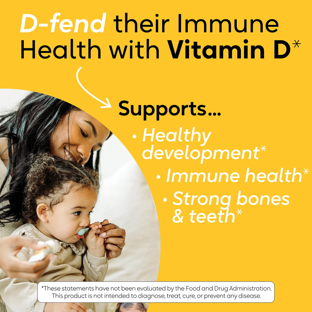 BioGaia Immune Active Baby Probiotic Drops + Vitamin D | for Babies & Toddlers 0-36 Months | Supports Digestive & Immune Health - FENGGESTORE20