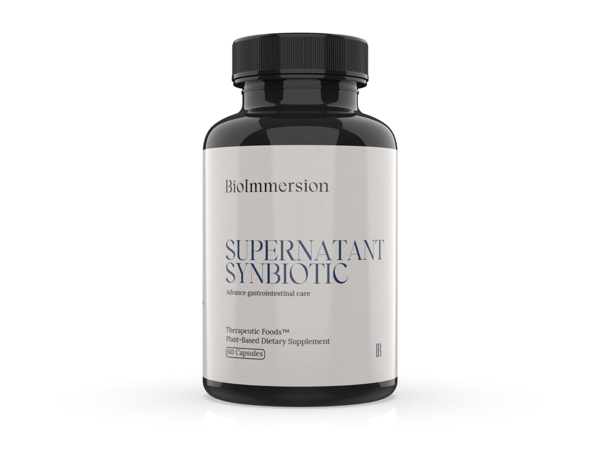 BioImmersion Supernatant Synbiotic - Prebiotic Probiotic Postbiotic - Eases Digestive Discomfort, Gut Imbalance & Yeast Overgrowth - Immune & Microbiome Support - FENGGESTORE20