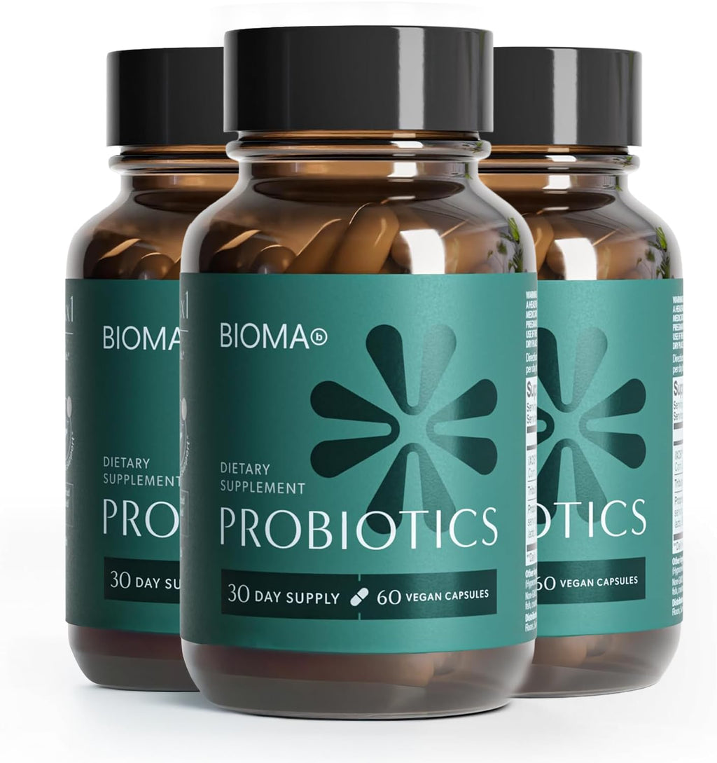 BIOMA Probiotics - Digestive Health Probiotic - Gut Support for Men & Women with Xylooligosaccharides, Tributyrin & Bifidobacterium - Vegan & Gluten Free - FENGGESTORE20