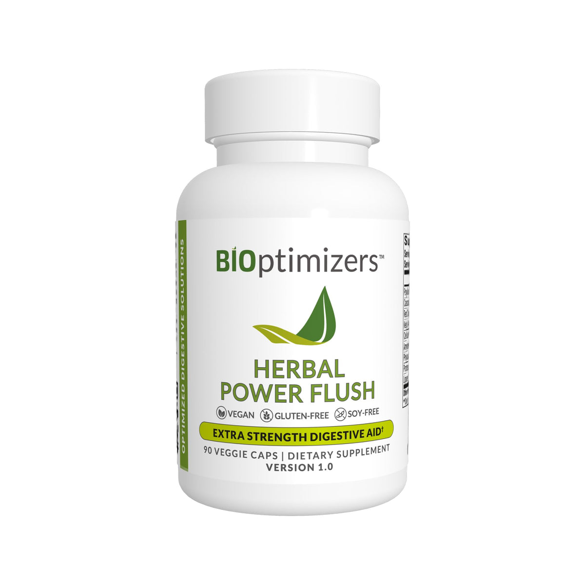 BIOptimizers Herbal Power Flush - Extra Strength Digestive Cleanse - Eliminate Toxins Improve Bowel Digestion - FENGGESTORE20
