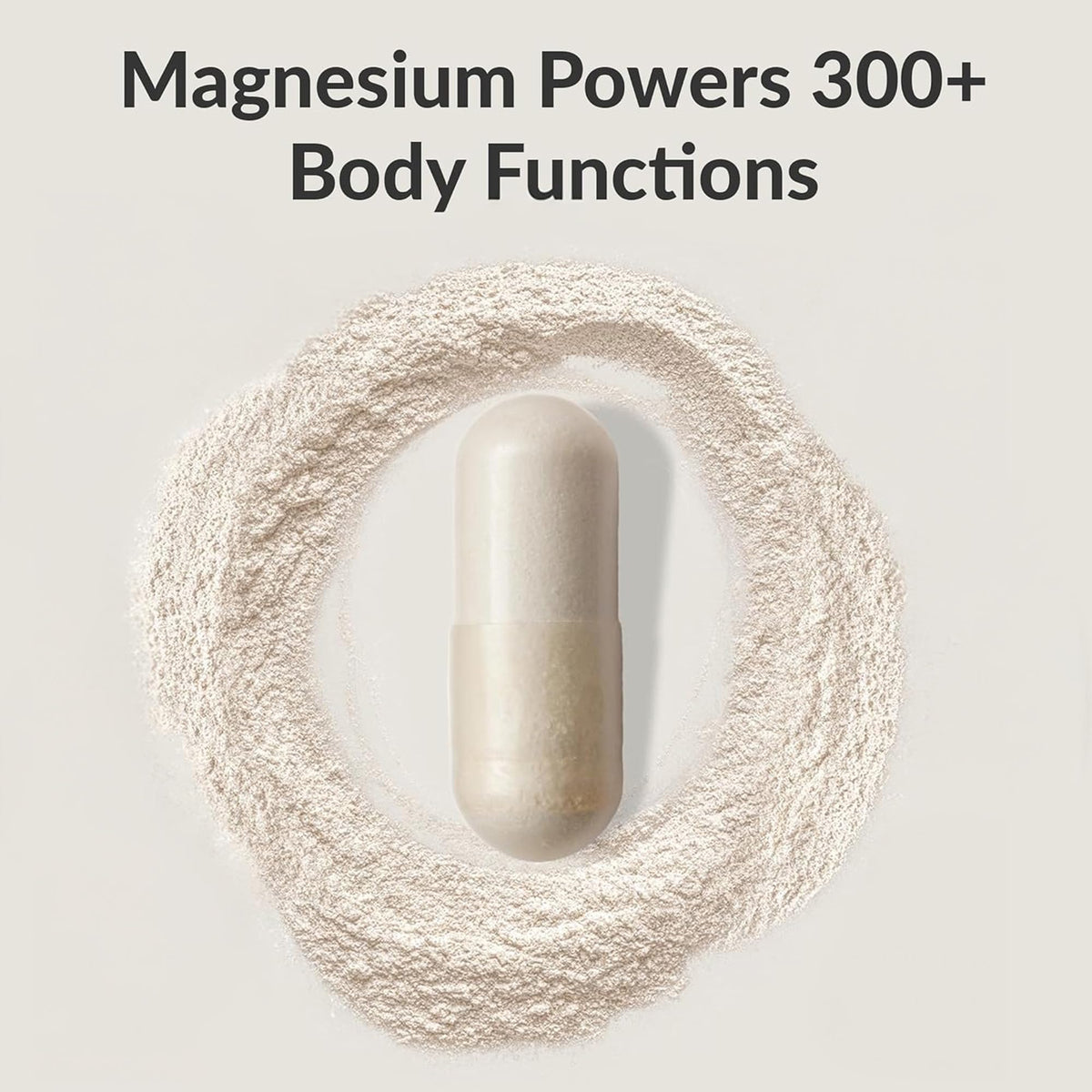 BIOptimizers Magnesium Breakthrough Supplement with 500mg - 7 Forms of Magnesium: Glycinate, Malate, Citrate, and More - Natural Support for Sleep and Cognitive Function -60 Capsules- Calming Vitamins - FENGGESTORE20