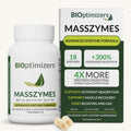 BIOptimizers MassZymes - Complete Digestive Enzymes Supplement for Gut Health - Bloating Relief for Men and Women - FENGGESTORE20