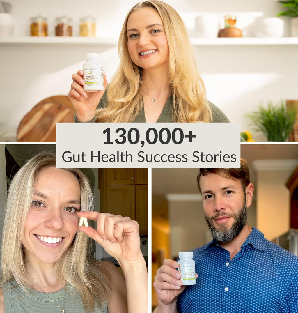 BIOptimizers Probiotic Breakthrough – Lactobacillus Plantarum OM Probiotics & Prebiotics Health Supplement for Gut, Digestive & Immune Support Probiotics - FENGGESTORE20