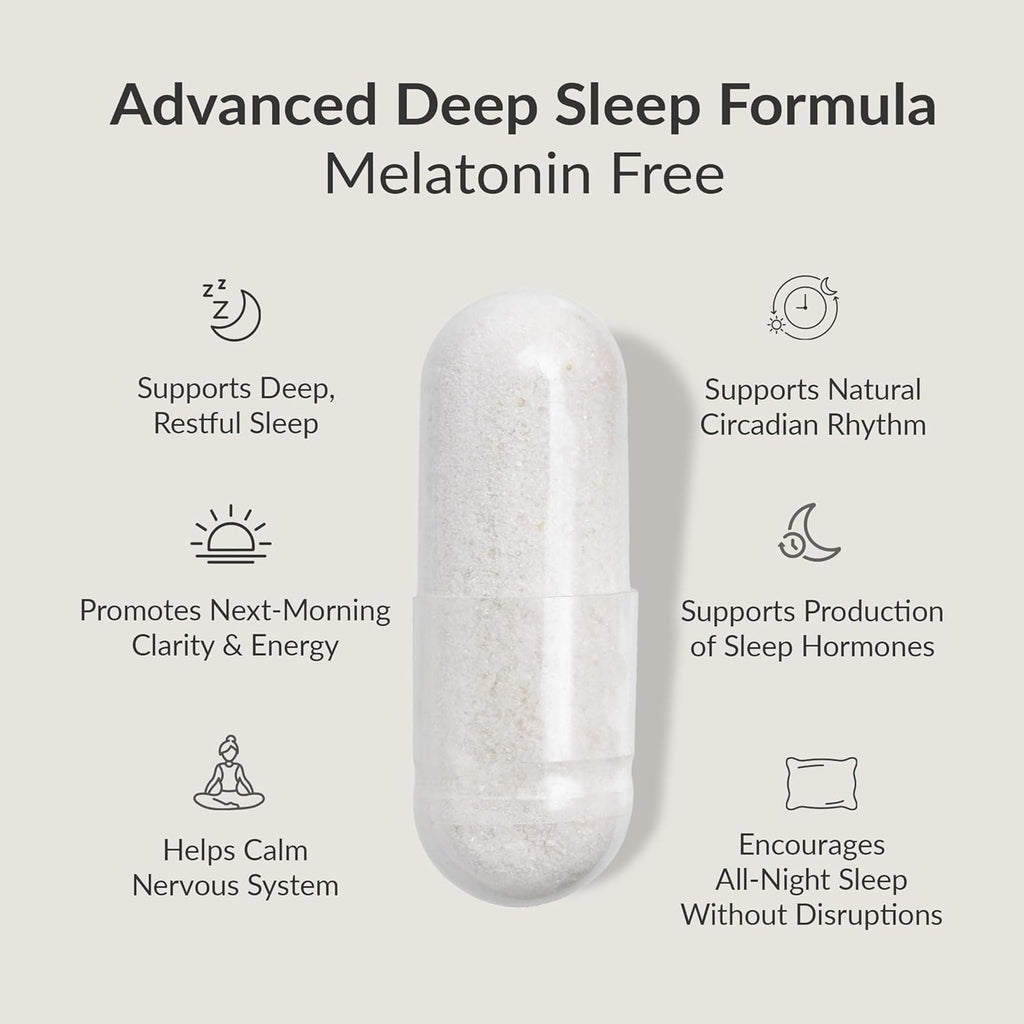 BIOptimizers Sleep Breakthrough Capsules - Natural Support Supplement | Calming Relief Aid for Adults - FENGGESTORE20