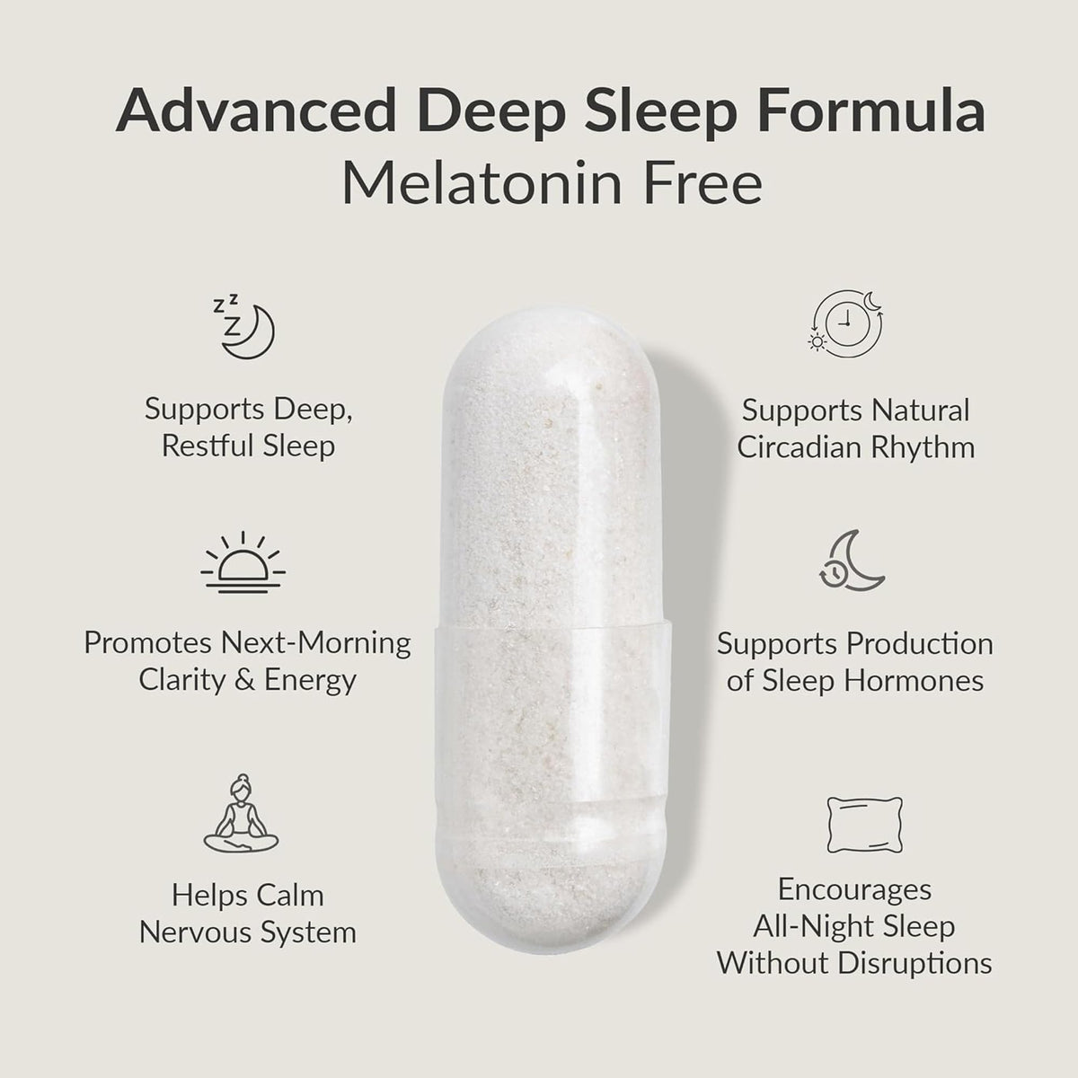 BIOptimizers Sleep Breakthrough Capsules - Natural Support Supplement | Calming Relief Aid for Adults - FENGGESTORE20