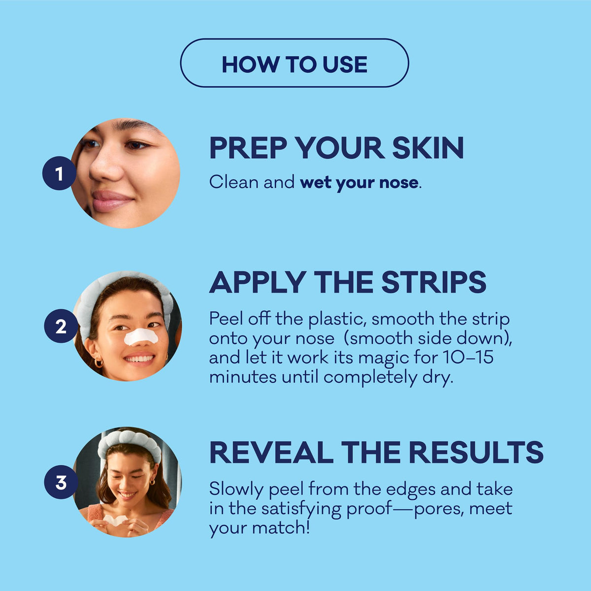Bioré Original Blackhead Remover Strips, Deep Cleansing Nose Strips With Instant Pore Unclogging - FENGGESTORE20
