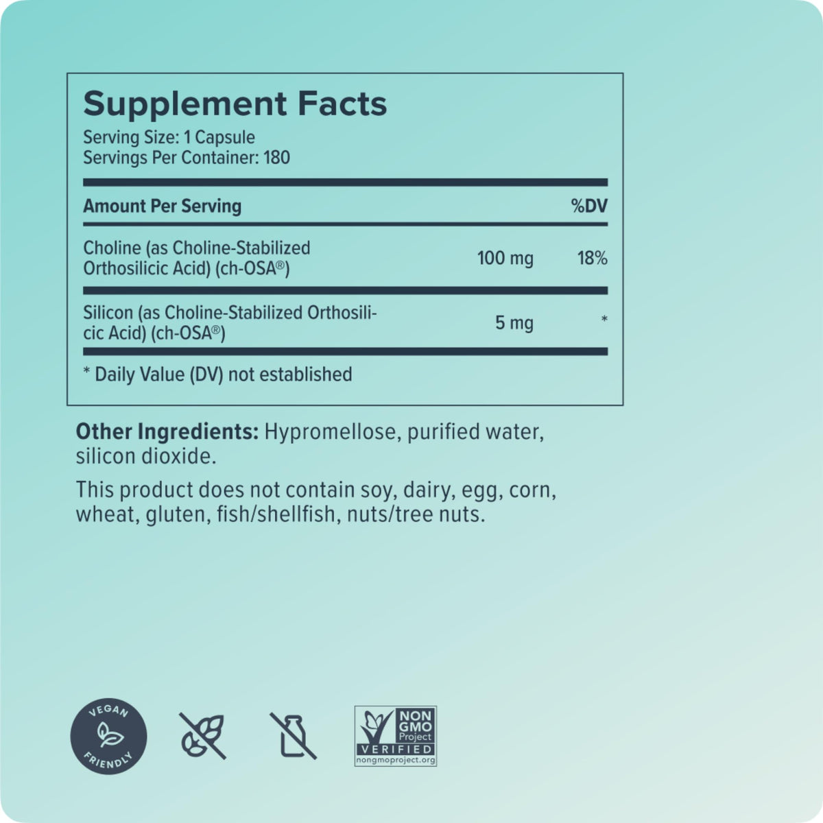 Biosil Collagen Booster Supplement - 180 Vegan Capsules - Patented ch-OSA Activator for Skin, Hair, Nails & Joints - Supports Natural Production - 90-Day Supply - FENGGESTORE20