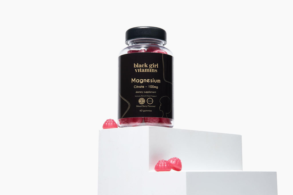 Black Girl Vitamins - Magnesium Gummies, for Sleep, Immunity, and Bone Support. Magnesium Citrate Supplement - FENGGESTORE20