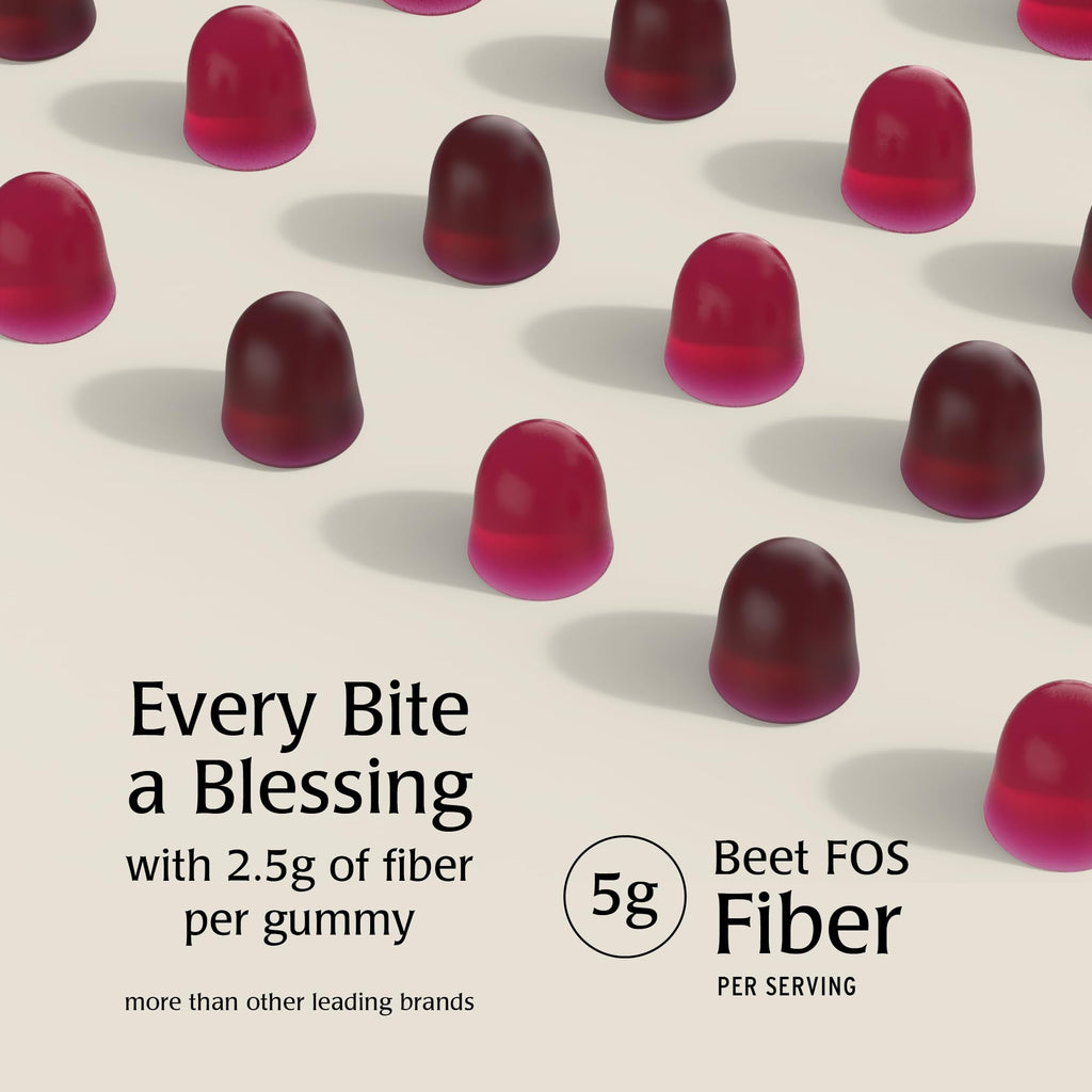 Blessments - Prebiotic Fiber Gummies for Adults & Kids with No Added Sugar- 5g (60 Count-2 Pack) High Fiber Supplement Gummies - Vegan - Keto Friendly - FENGGESTORE20