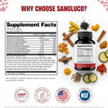 Blood Sugar Support Complex Supplement | Supports Healthy Blood Sugar Levels Already Within Normal Range | With Berberine, Cinnamon, Chromium, Turmeric - FENGGESTORE20