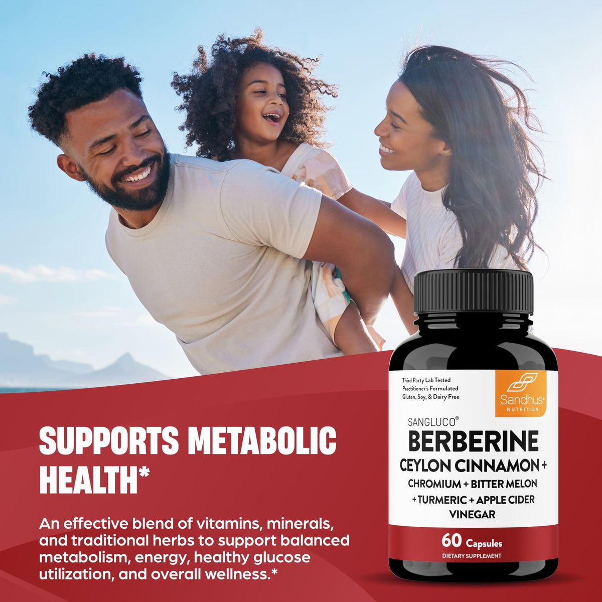 Blood Sugar Support Complex Supplement | Supports Healthy Blood Sugar Levels Already Within Normal Range | With Berberine, Cinnamon, Chromium, Turmeric - FENGGESTORE20