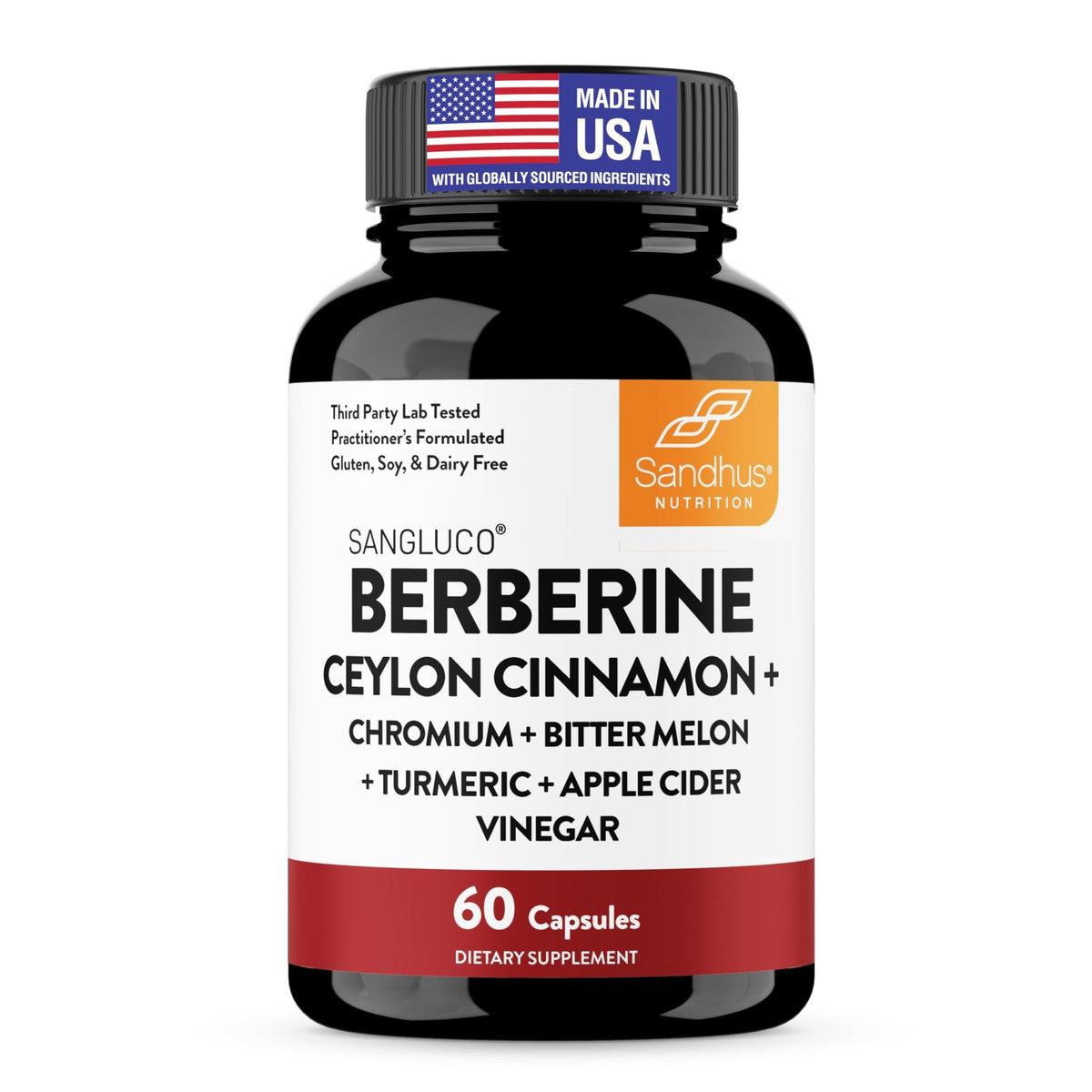 Blood Sugar Support Complex Supplement | Supports Healthy Blood Sugar Levels Already Within Normal Range | With Berberine, Cinnamon, Chromium, Turmeric - FENGGESTORE20