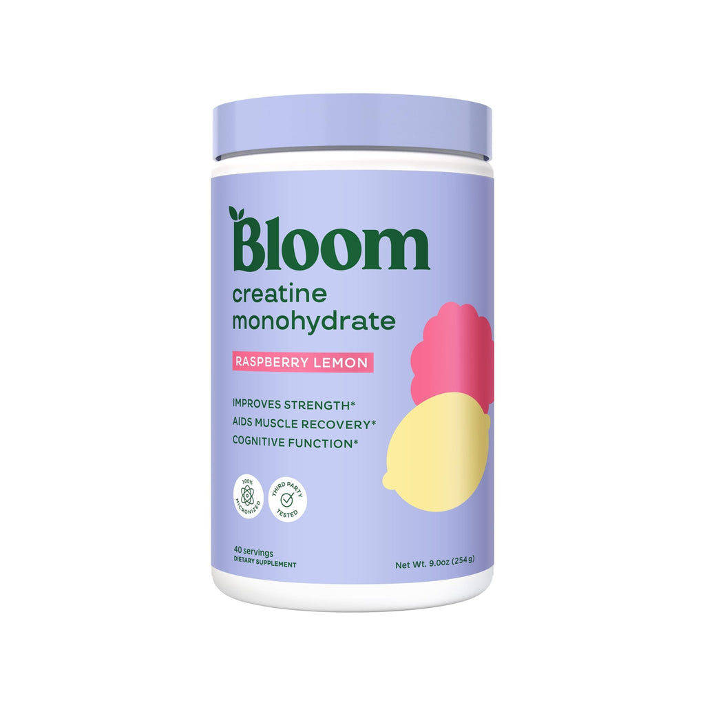 Bloom Nutrition Creatine Monohydrate Powder, 5g Micronized Creatine per Serving, Supports Muscle Recovery, Strength, Endurance, Pre or Post Workout, Gluten Free - FENGGESTORE20