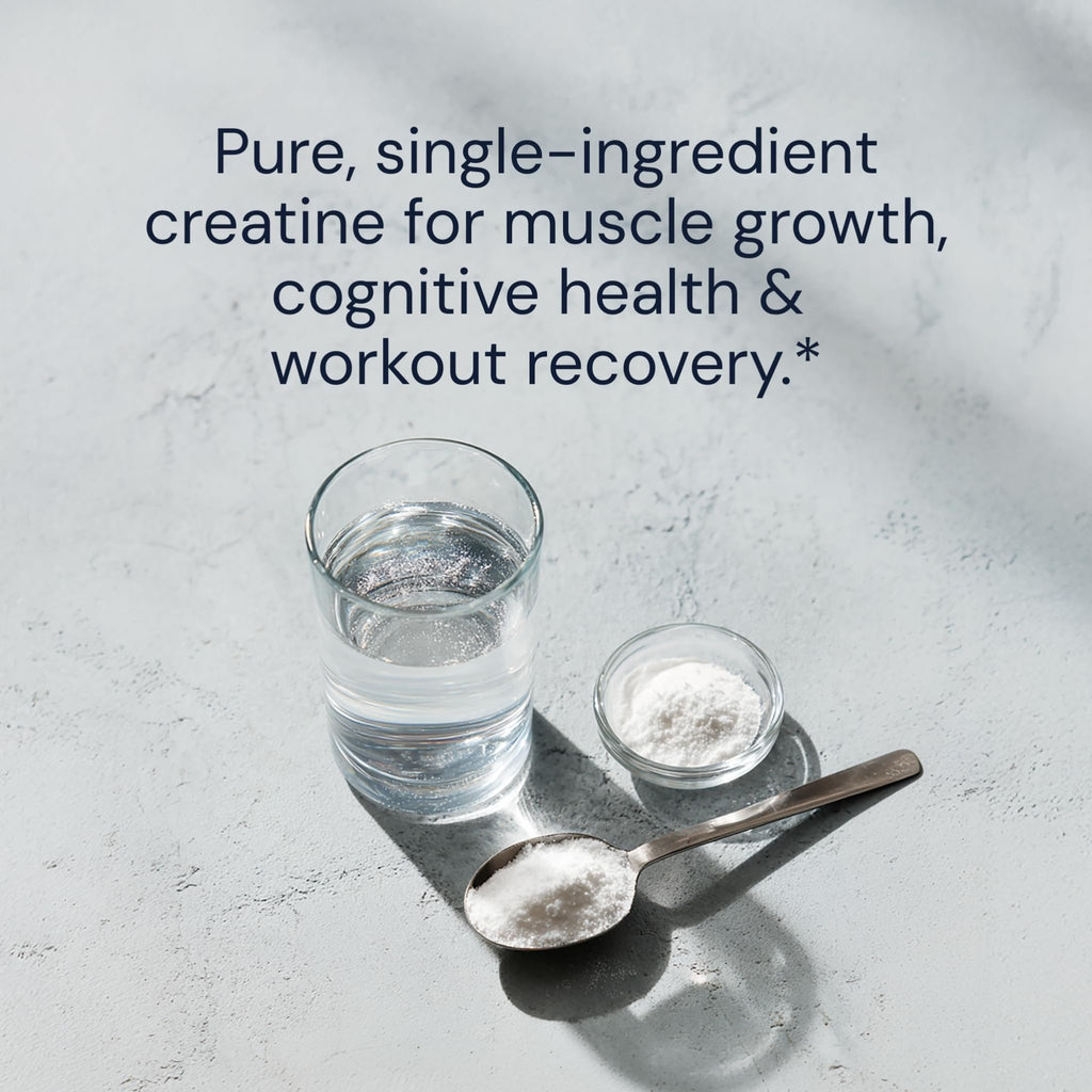 Blueprint Bryan Johnson Creatine Monohydrate Powder – Amino Acid Powder - Supplement Supports Muscle Growth, Recovery, Strength & Focus – Unflavored Creatine for Women & Men – 5g Dose – 100 Servings - FENGGESTORE20