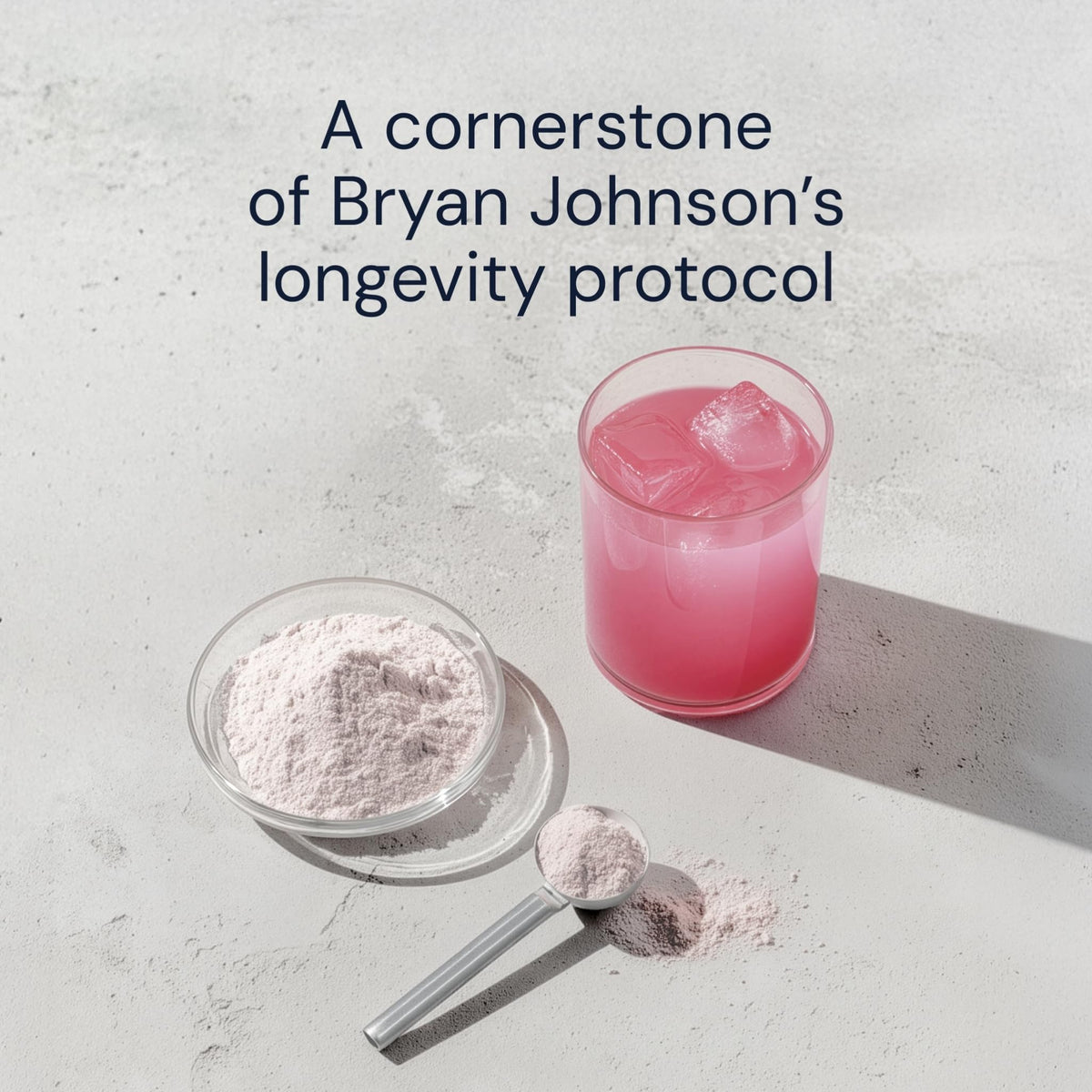 Blueprint Bryan Johnson Longevity Mix - Muscle Builder & Recovery Supplement - Promotes Focus and Balanced Mood - Magnesium, Creatine, L-Theanine - FENGGESTORE20