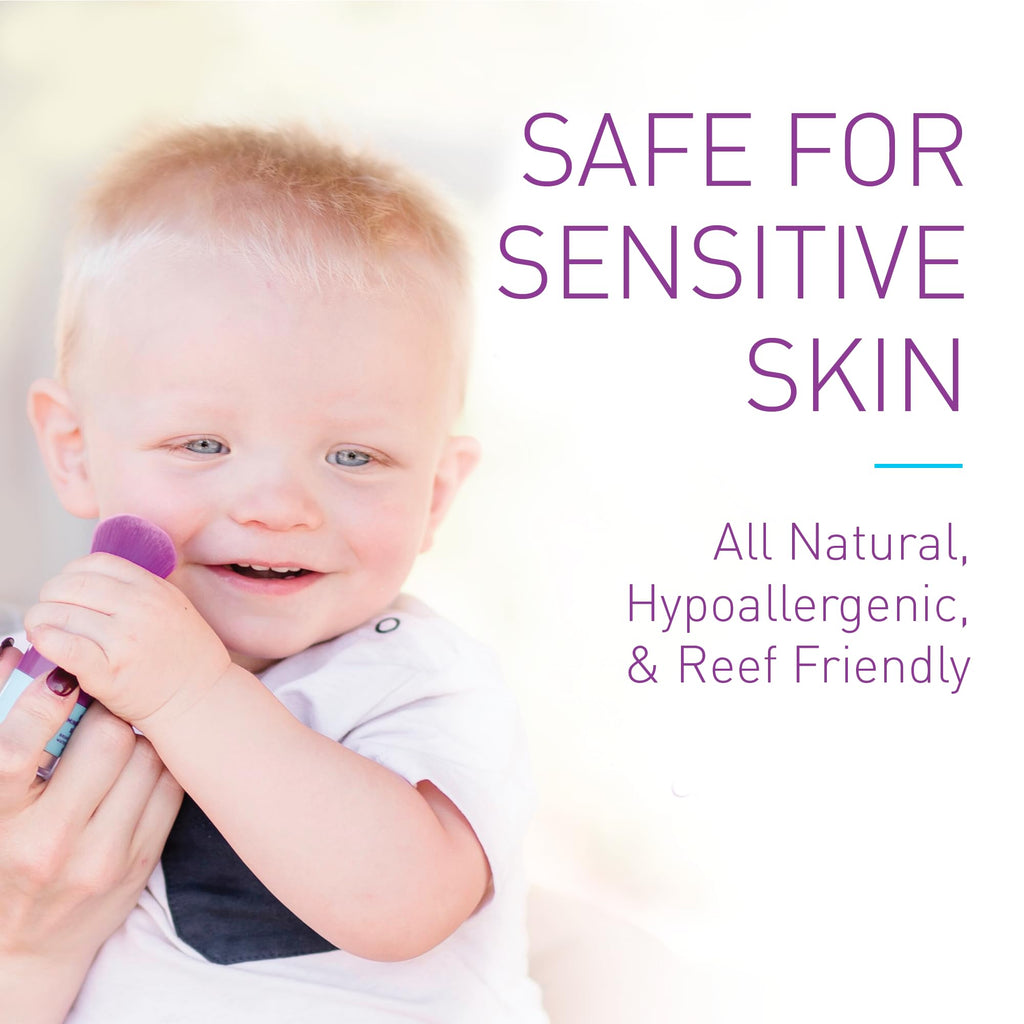 BOB KIDS SPF 30 Brush On Mineral Powder Sunscreen, Broad Spectrum Protection, Water Resistant 80 Mins, Fragrance Free - FENGGESTORE20