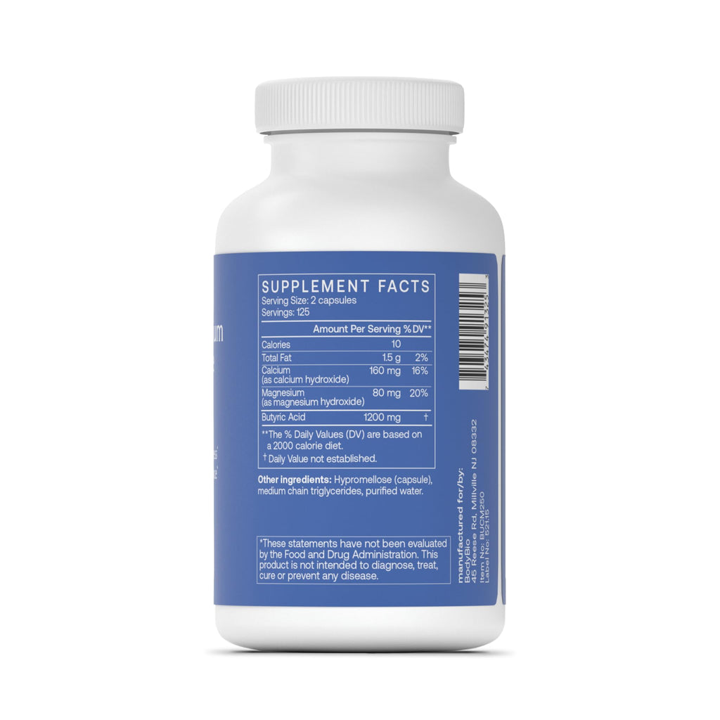 BodyBio Butyrate - Postbiotic for Gut Health, Digestive Support, Bloat, Gas & Constipation Relief, Leaky Gut Repair - Calcium, Magnesium - FENGGESTORE20