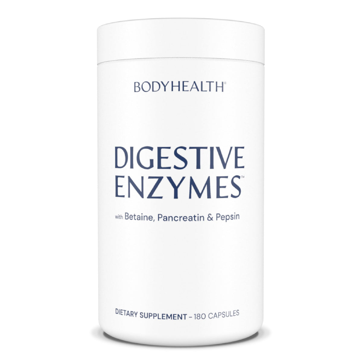 BodyHealth Digestive Enzymes Full Spectrum Digestive Support (180 caps), Betaine, Pepsin, Pancreatin BPP Loaded with Enzymes and Probiotics, Relief for Stomach Bloating, Heartburn, Gas, Constipation - FENGGESTORE20