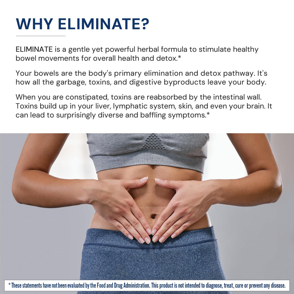 BodyHealth Intestinal Cleanse - Eliminate, Colon Cleanser Detox, Gentle Laxative Pills and Bowel Flush Constipation Relief for Adults, Body Cleanse for Colon Health - FENGGESTORE20