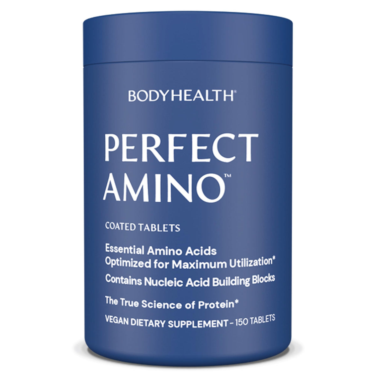 BodyHealth PerfectAmino (150 ct) Easy to Swallow Tablets, Essential Amino Acids Supplement with BCAAs, Vegan Protein for Pre/Post Workout & Muscle Recovery with Lysine - FENGGESTORE20