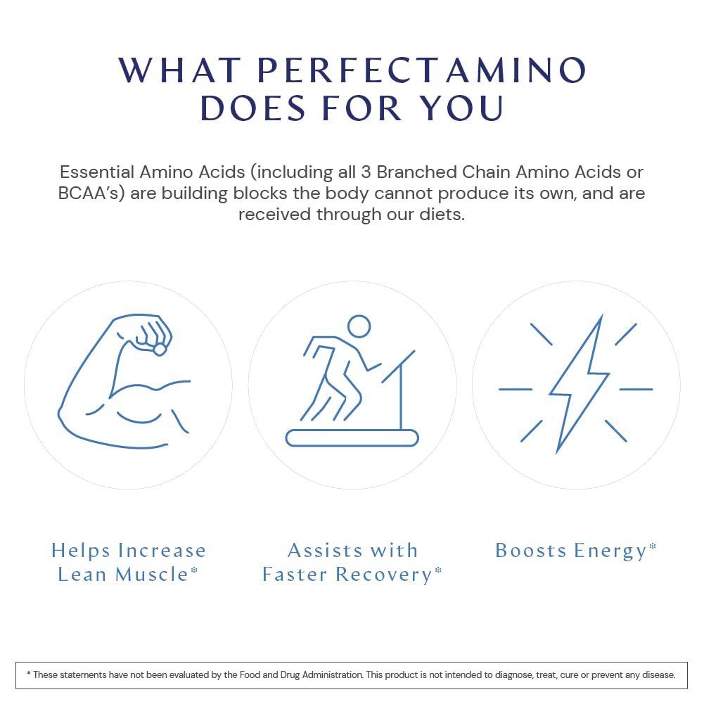 BodyHealth PerfectAmino (300 Tablets) Essential Amino Acid Supplement with EAA, Muscle Recovery, Boost Energy & Stamina, 99% Utilization - FENGGESTORE20