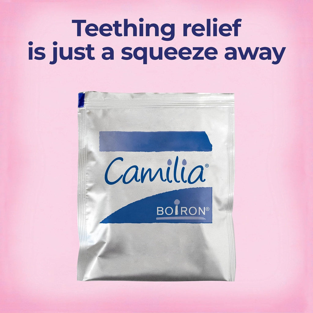 Boiron Camilia Teething Drops for Daytime and Nighttime Relief of Painful or Swollen Gums and Irritability in Babies - 30 Count - FENGGESTORE20