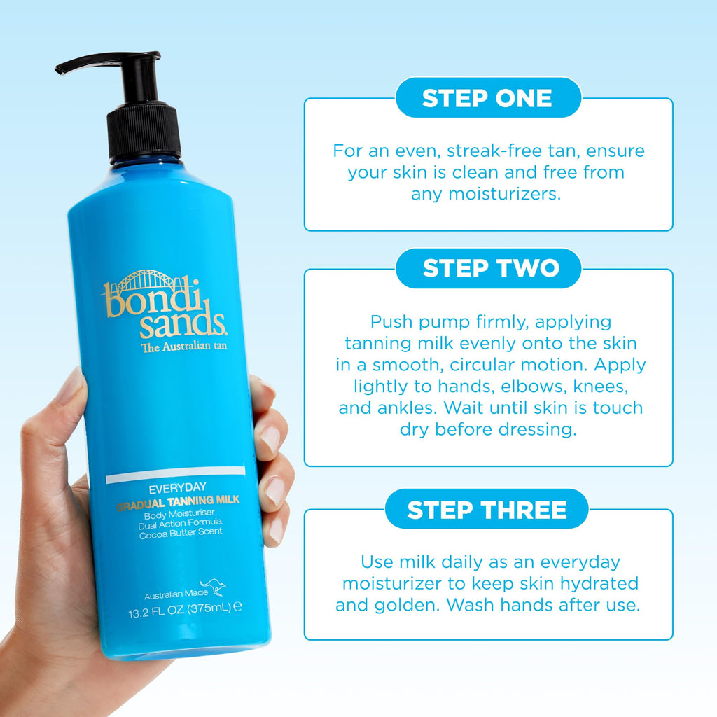 Bondi Sands Everyday Gradual Tanning Milk | Long-lasting, Tanning Body Moisturizer Enriched - FENGGESTORE20